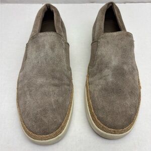 Vince  Slip-On Suede Casual Shoes - Taupe, wos SZ 8.5 M, box 14
